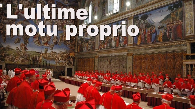 Conclave : l'ultime geste de Benoît XVI