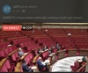  Deux députés de la majorité dans l'hémicycle pour l'examen du projet de loi bioéthique...
