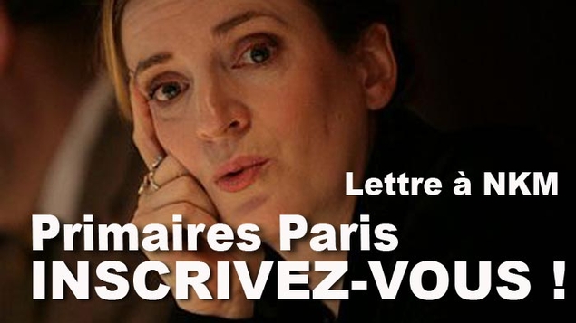Primaires parisiennes : Lettre ouverte à Nathalie Kosciusko-Morizet