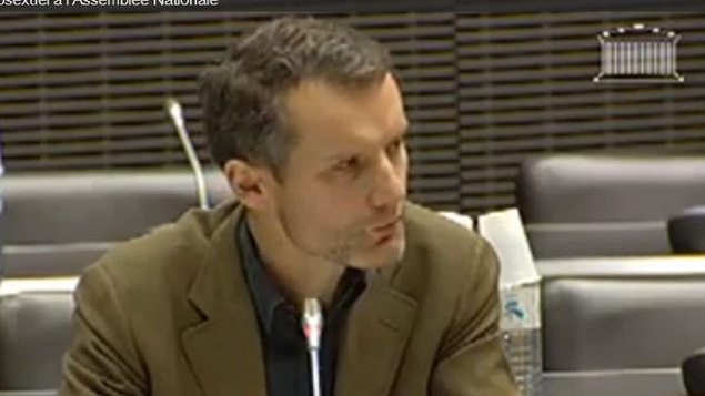 Thibaud Collin devant la Commission des lois, Assemblée nationale, 13 décembre 2012.