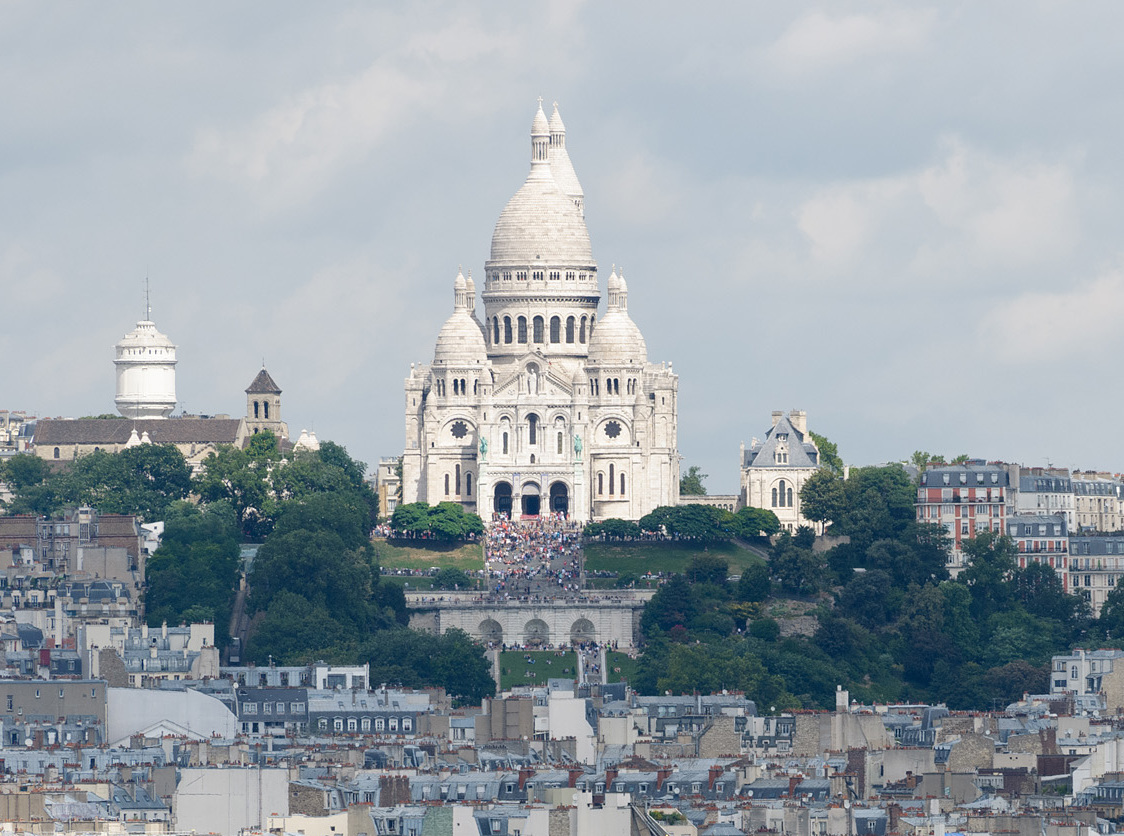 Montmartre dominated by the Sacré Cœur.