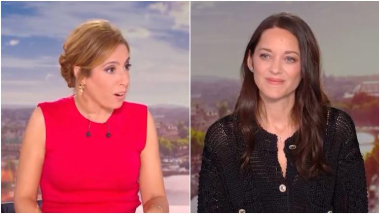 Malaise au 20 heures : Léa Salamé raillée après son interview lunaire de Marion Cotillard